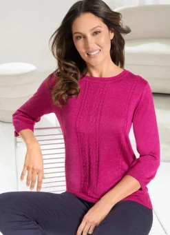 Pullover mit edlem Glanz