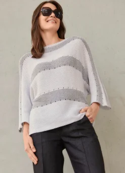 Pullover mit edlen Glitzerakzenten