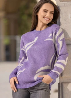 Pullover mit grafischem Muster