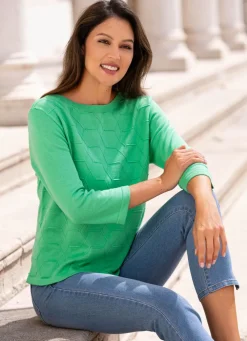 Pullover mit grafischer Struktur