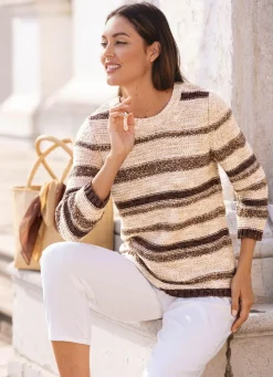 Pullover mit hochwertigem Effektgarn