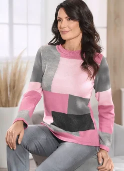 Pullover mit Intarsien