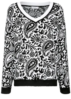 Pullover mit Kontrastabschlüssen