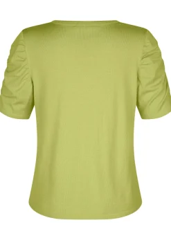 Pullover mit Raffung an den Ärmeln