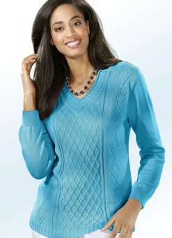 Pullover mit Rautenstruktur