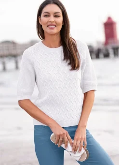 Pullover mit recycelter Baumwolle