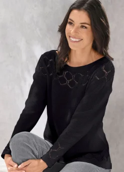 Pullover mit recycelter Baumwolle