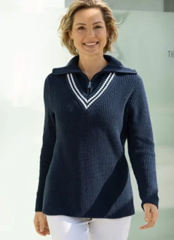 Pullover mit recycelter Baumwolle
