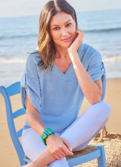 Pullover mit schimmerndem Glanz