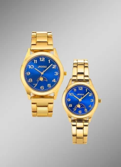 Quartz-Partneruhr von Pools mit Mondphasen