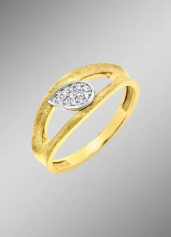 Raffinierter Damenring mit 11 Brillanten