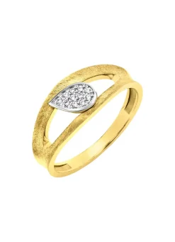 Raffinierter Damenring mit 11 Brillanten