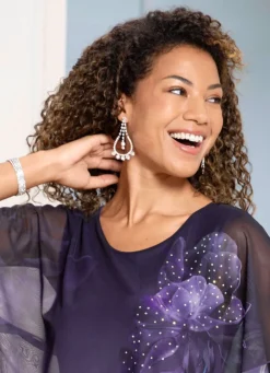 5-reihiger Strass-Armreif