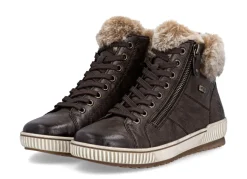 Remonte, gefütterte Damen-Boots, Winterschuhe, Weite G, mit herausnehmbarem Fußbett