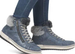 Remonte, gefütterte Damen-Boots, Winterschuhe, Weite G, mit herausnehmbarem Fußbett