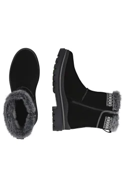 Remonte, gefütterte Damen-Stiefeletten, Winterschuhe, Weite G, mit Lammfell