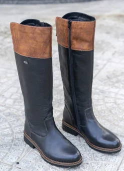 Remonte, gefütterte Damen-Stiefel, Winterschuhe, Weite G, mit Reißverschluss