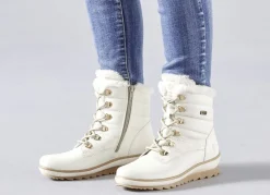 Remonte, gefütterte Damen-Stiefeletten, Winterschuhe, Weite G, mit Lammwolle