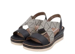 Remonte Sandalette mit Flechtdurchzügen