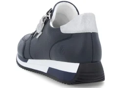 Remonte Schnür-Sneaker mit silberfarben schimmerndem Kontrast-Besatz