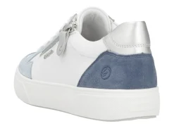 Remonte Sneaker aus Nappa- und Veloursleder mit Metallic-Besatz