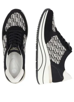 Remonte, sportliche Damen-Sneaker, Weite H, mit herausnehmbarem Fußbett