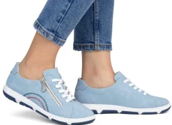 Rieker, bequeme Damen-Sneaker, Weite H, mit herausnehmbarem Fußbett