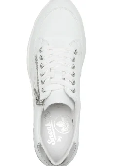Rieker, bequeme Damen-Sneaker, Weite G, mit Reißverschluss