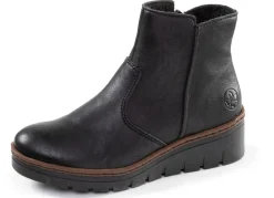 Rieker, gefütterte Damen-Stiefeletten, Winterschuhe, mit Reißverschluss