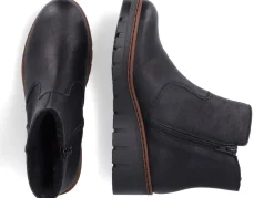 Rieker, gefütterte Damen-Stiefeletten, Winterschuhe, mit Reißverschluss
