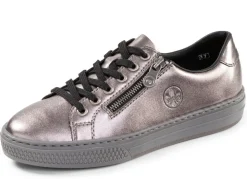 Rieker, modische Damen-Sneaker, mit Reißverschluss