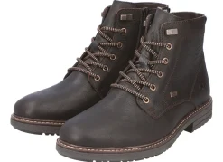 Rieker Schnür-Boot mit Warmfutter aus Lammfell und Plüschmaterial