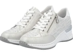 Rieker Schnür-Sneaker aus bedrucktem Synthetikmaterial