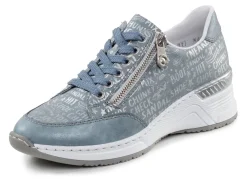 Rieker Schnür-Sneaker aus bedrucktem Synthetikmaterial