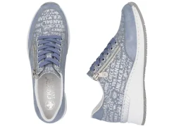 Rieker Schnür-Sneaker aus bedrucktem Synthetikmaterial