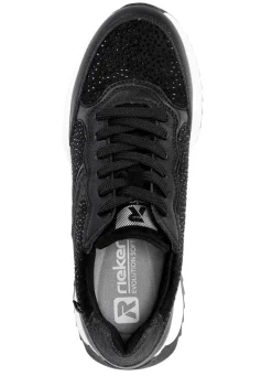 Rieker Sneaker mit Glitzersteinchen
