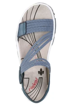 Rieker, sportliche Damen-Sandalen, mit zwei Klettspangen