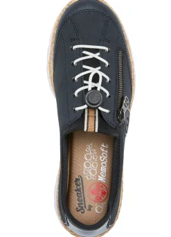 Rieker, sportliche Damen-Sneaker, mit MemoSoft Decksohle