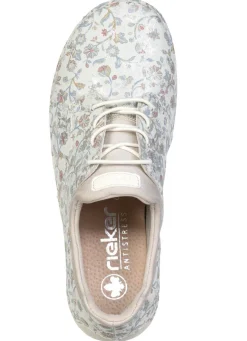 Rieker, stilvolle Damen-Sneaker, mit elastischer Zierschnürung