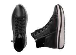 Rieker, trendige Damen-Boots, Winterschuhe, mit herausnehmbarem Fußbett