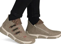 Rieker, trendige Damen-Boots, Winterschuhe, mit Reißverschluss