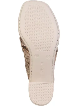 Rieker, trendige Damen-Sandaletten, mit Fersen-Klettverschluss