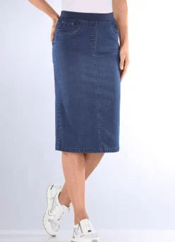 Rock in gerader Schnittführung