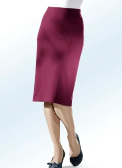 Rock in gerader Schnittführung