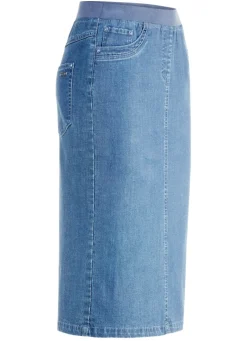 Rock in gerader Schnittführung