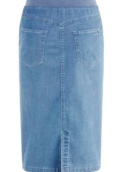 Rock in gerader Schnittführung