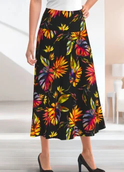 Rock mit farbbrillantem Druck