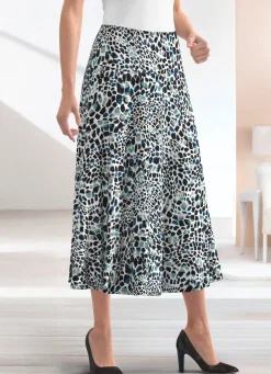 Rock mit farbbrillantem Druck