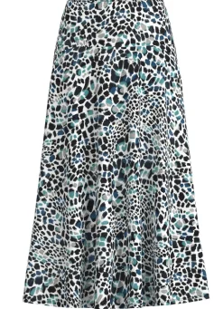 Rock mit farbbrillantem Druck