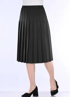 Rock mit figurgünstigen Rundumfalten